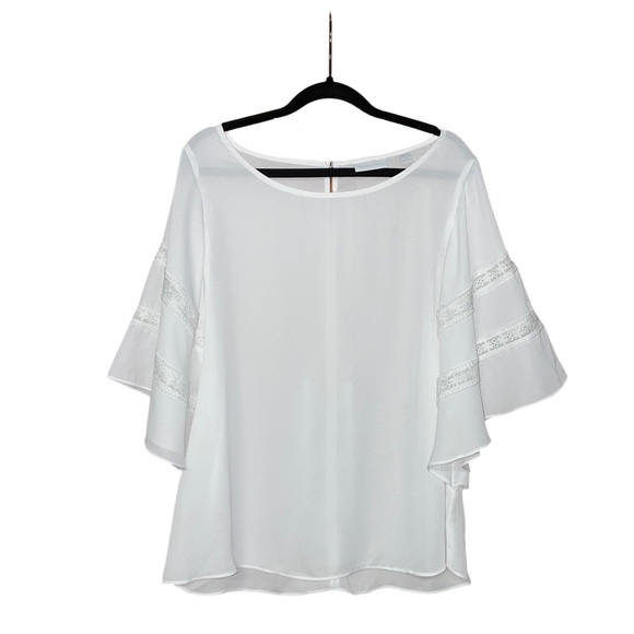 NWOT New York & Company Blouse - White - Size M - Picture 1 of 12